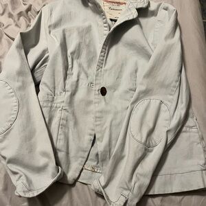 Cartonnier light blue jacket from Anthropologie